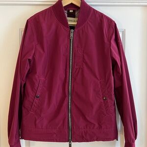 Authentic BURBERRY shape memory taffeta bomber M